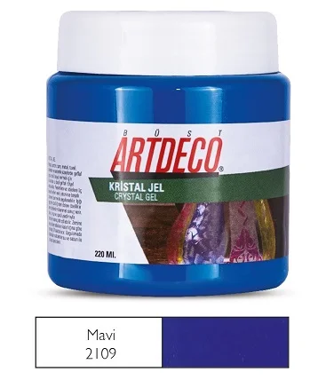 ARTDECO KRİSTAL JEL 220 ML MAVİ Y-054N 2109