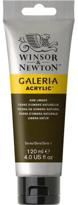 W&amp;N AKRİLİK BOYA GALERIA 120 ML RAW UMBER 554 WN-2131554