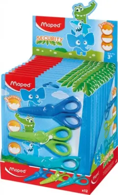 MAPED MAKAS KIDICRAFT GÜVENLİKLİ 12 CM 3 LÜ BLS. 981727