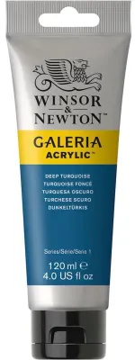 W&amp;N AKRİLİK BOYA GALERIA 120 ML DEEP TURQUOISE 232 WN-2131232