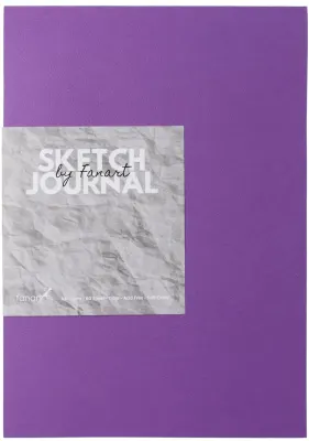 FANART ACADEMY ÇİZİM BLOĞU SKETCH JOURNAL A4 110 GR 60 YP MOR F-8663.A4
