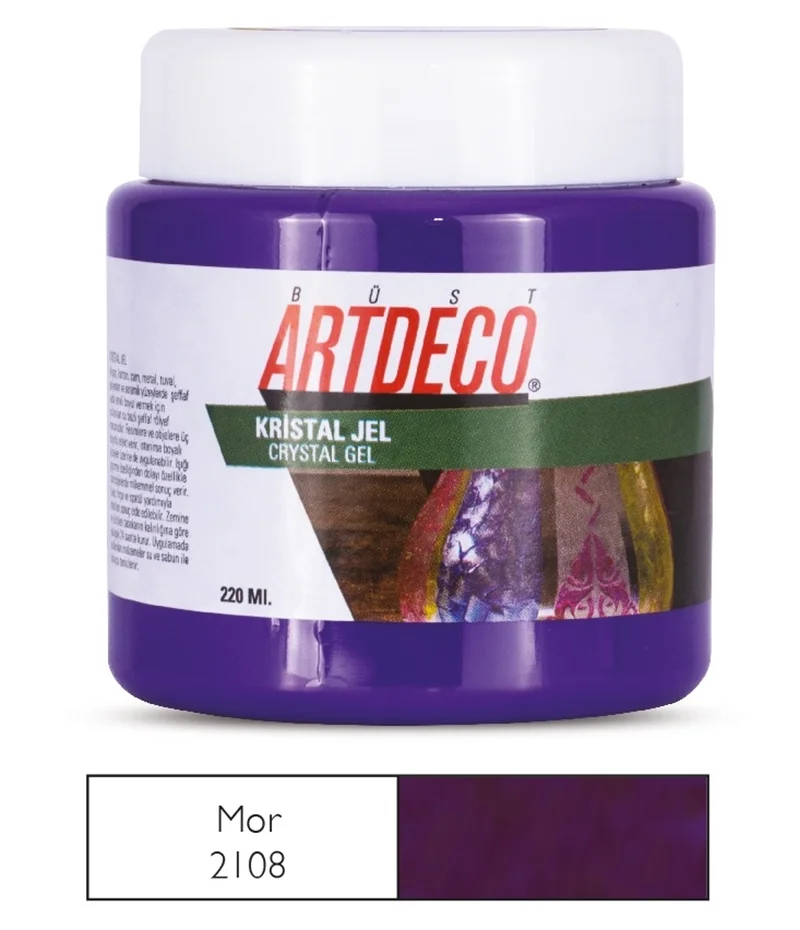 ARTDECO KRİSTAL JEL 220 ML MOR Y-054N 2108