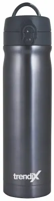 TRENDIX MATARA ÇELİK İÇLİ 500 ML KOYU GRİ U5000-KG