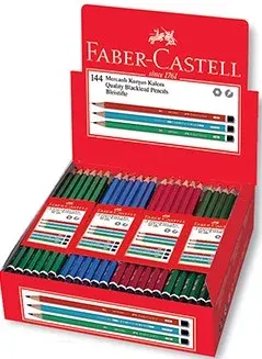 FABER KURŞUN KALEM MERCANLI KÖŞELİ 2160000
