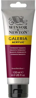 W&N AKRİLİK BOYA GALERIA 120 ML PERMANENT MAGENTA 488 WN-2131488