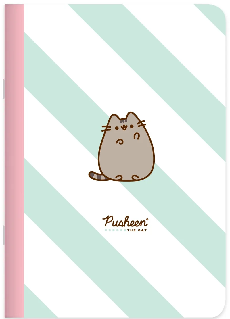 KESKİN PUSHEEN 18,5*26 40 YP ÇİZ. STİCKERLİ TEL DİKİŞLİ DEFTER 381851-10