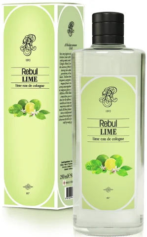 REBUL KOLONYA 250 ML CAM ŞİŞE LIME EDC  TM02445