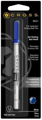 CROSS TÜKENMEZ KALEM REFİLİ FINE MAVİ 8512D