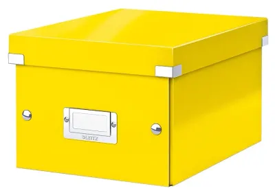 LEITZ SAKLAMA KUTUSU WOW CLICK & STORE KÜÇÜK BOY L-6043 SARI