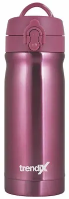 TRENDIX MATARA ÇELİK İÇLİ 350 ML TOZ PEMBE U1800-TP