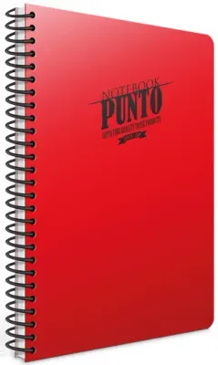 GIPTA DEFTER PUNTO A4 SPİRALLİ PP KAPAK 100 YP. ÇİZGİLİ 6536