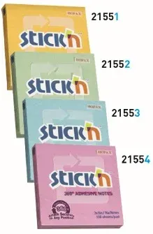 GIPTA YAPIŞKANLI NOT KAĞIDI 76x76 360 MAVİ 100 YP. 2155300