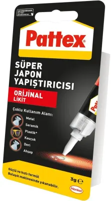PATTEX YAPIŞTIRICI JAPON SÜPER 3 GR 12 Lİ DISPLAY 2818070
