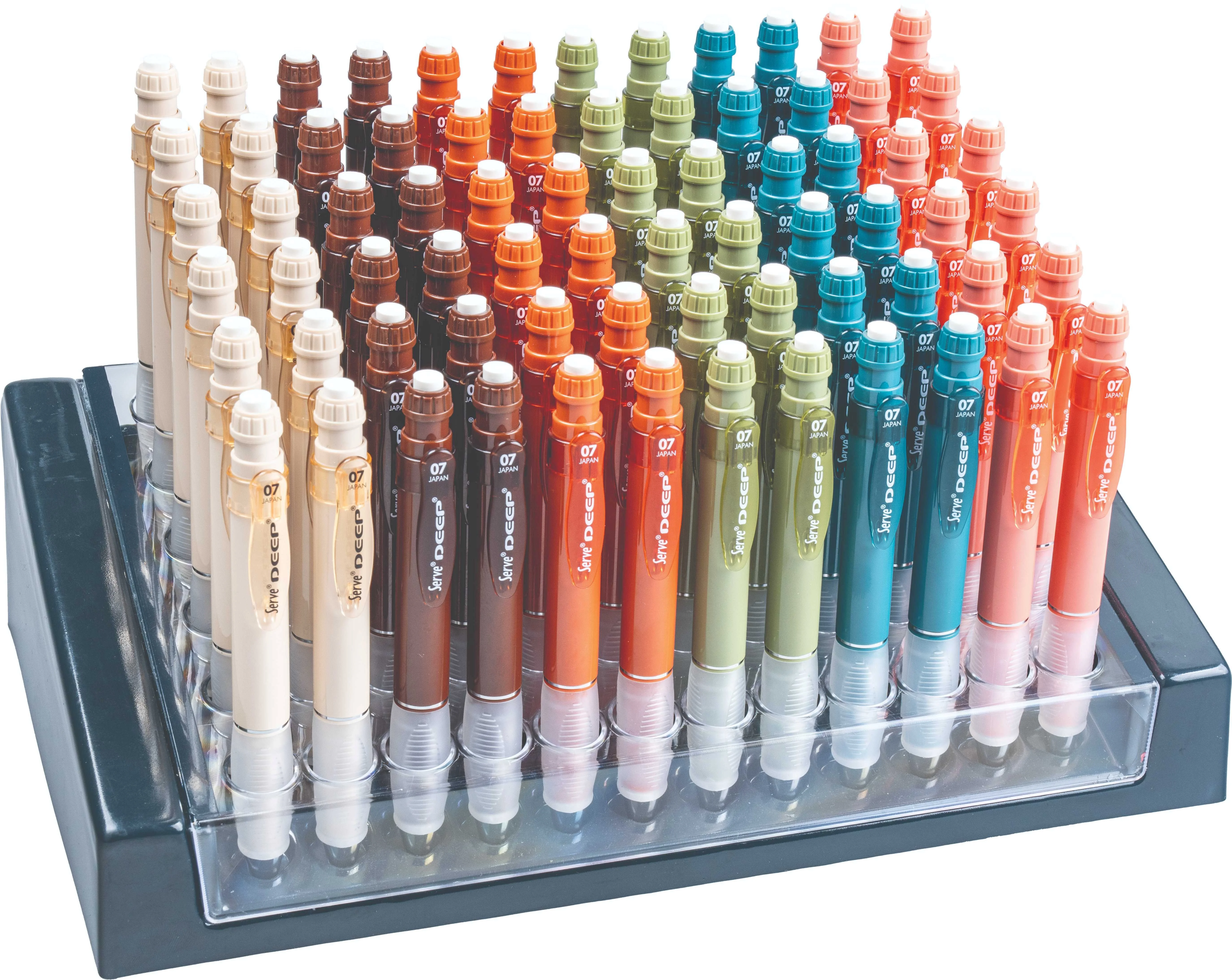 SERVE VERSATİL KALEM DEEP 0.7 STAND 72 Lİ TOPRAK SV-DEEP72TR07-P