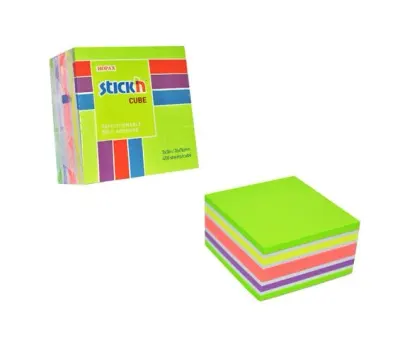 GIPTA YAPIŞKANLI NOT KAĞIDI 76x76 5 NP MİX-A 400 YP. 2153700