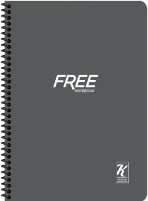 KESKİN DEFTER FREE YENİ A4 PP KAPAK SPİRALLİ 120 YP. ÇİZGİLİ 320131-99