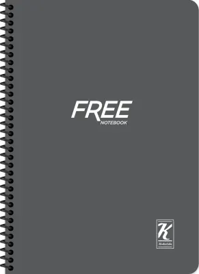 KESKİN DEFTER FREE YENİ A4 PP KAPAK SPİRALLİ 100 YP. ÇİZGİLİ 320121-99