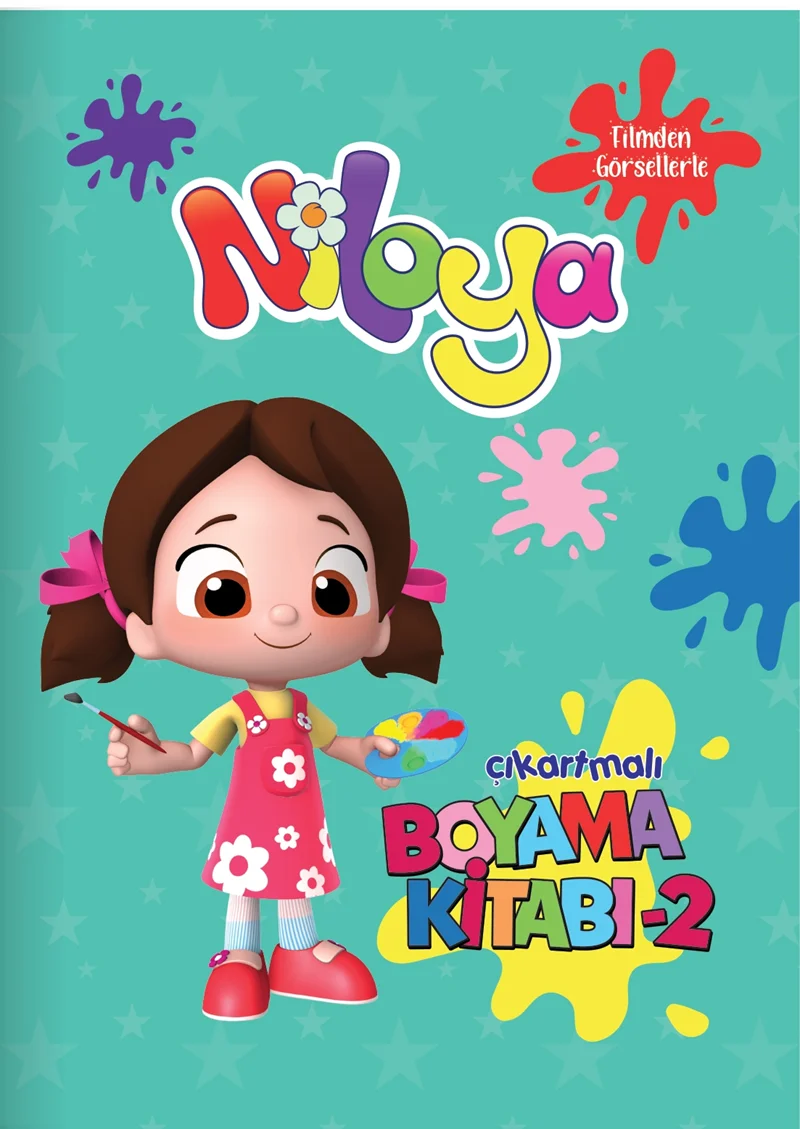 KESKİN NİLOYA 20*28 8 YP.ÇIKARTMALI BOYAMA KİTABI KARIŞIK 244930-89