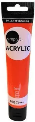DALER ROWNEY AKRİLİK BOYA SIMPLY SERİSİ 75 ML ORANGE 126975660