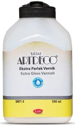 ARTDECO VERNİK SU BAZLI EKSTRA PARLAK 500 ML Y-073L-04