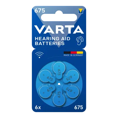 VARTA İŞİTME PİLİ 675 6'LI