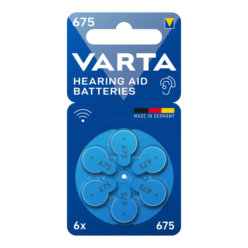 VARTA İŞİTME PİLİ 675 6'LI