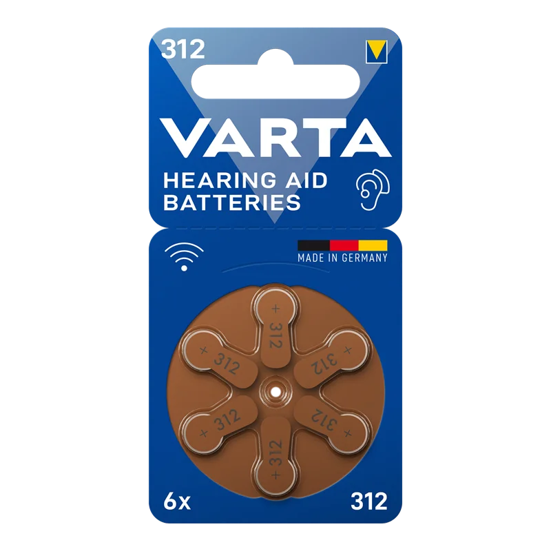 VARTA İŞİTME PİLİ 312 6'LI