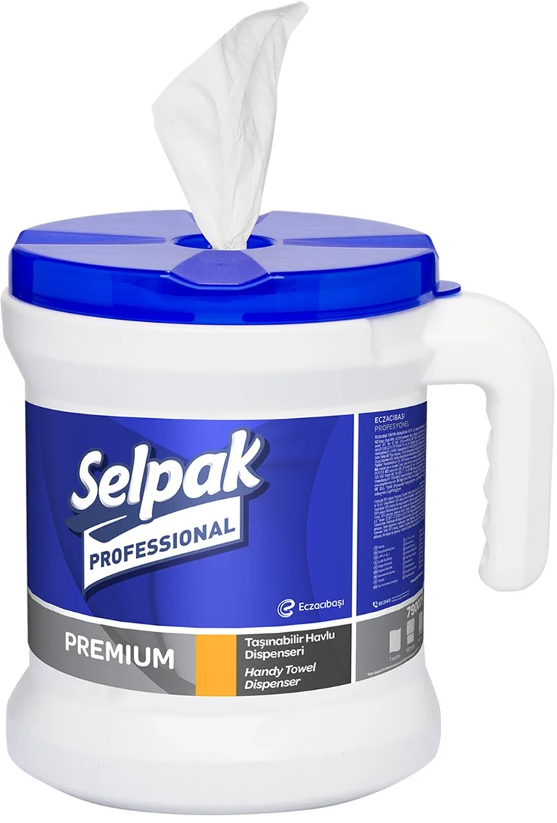 SELPAK PROFESSIONAL EKİPMAN WAVE TAŞINABİLİR HAVLU DİSPENSERİ HAVLUSUZ 7900913