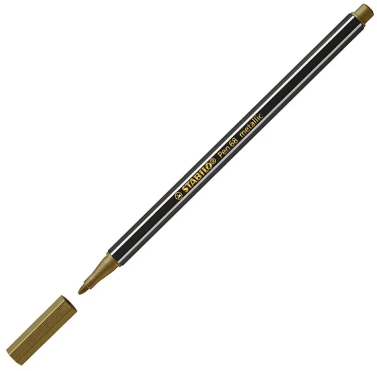 STABILO KEÇELİ KALEM PEN 68 METALİK ALTIN 68/810