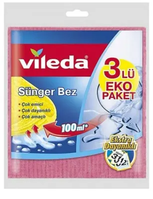 VİLEDA BEZ SÜNGER BEZİ 2+1 Lİ 141161
