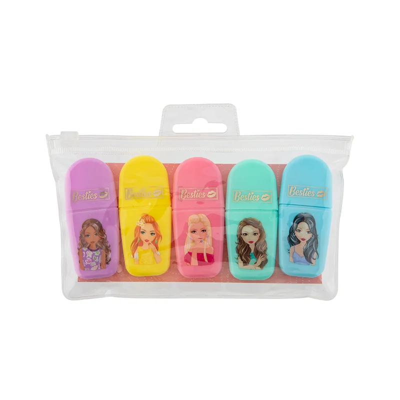 BESTIES FOSFORLU KALEM MİNİ 5 Lİ SET 7920