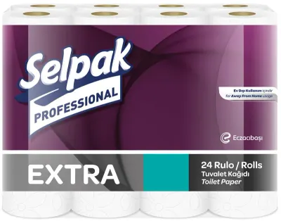 SELPAK TUVALET KAĞIDI 24 LÜ EXTRA 5.87 KG (KOLİ=24 LÜ x 3 PK) 7900092