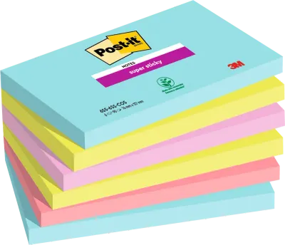 POST-IT YAPIŞKANLI NOT KAĞIDI SS COSMIC 76x127 90 YP 6 LI PAKET 6556SSCO 550600510500