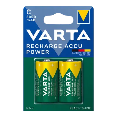VARTA ŞARJLI  3000MH 2'Lİ C BOY  56714101402
