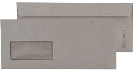 OYAL ZARF DİPLOMAT 10.5x24  90 GR POŞETLİ KRAFT PENCERELİ 25 Lİ 30005913