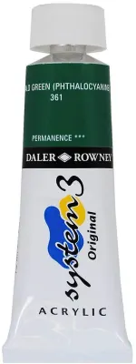 DALER ROWNEY AKRİLİK BOYA SYSTEM 3 ORIGINAL SERİSİ 75 ML PHTHALO GREEN 129075361
