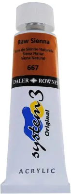 DALER ROWNEY AKRİLİK BOYA SYSTEM 3 ORIGINAL SERİSİ 75 ML RAW SIENNA 129075667