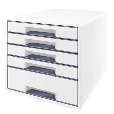 LEITZ EVRAK RAFI WOW 5 ÇEKMECE L-5214 GRİ