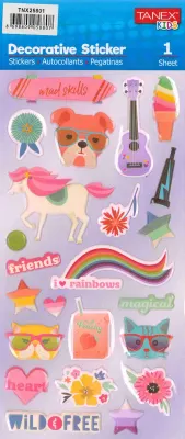 TANEX TNX-25801 DECORATIVE STICKER 10 AD. TNX2580105