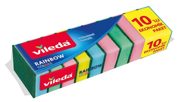VİLEDA SÜNGER RAİNBOW 10 LU 141128