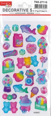TANEX TNX-27115 PUFFY RENKLİ ŞİŞKİN SERİSİ 5 AD. TNX2711505