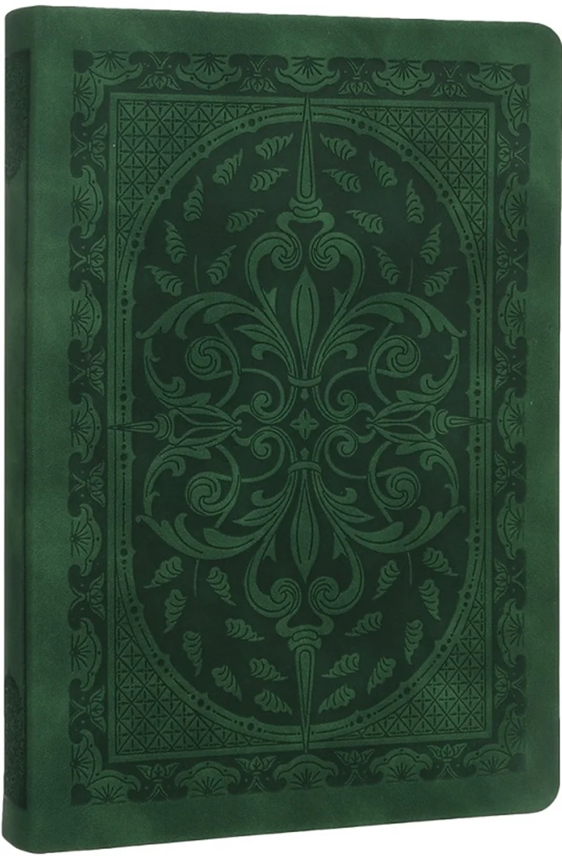 VJ DEFTER VINTAGE OLD BOOK 14x20 Cm. 80 Gr. 160 YP. ÇİZGİLİ KOYU YEŞİL 1182
