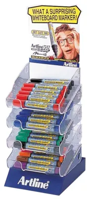 ARTLINE STAND 517 WHITE BOARD MARKER DISPLAY EMPTY A-AM-517 EMPTY