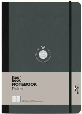FLEX BOOK DEFTER 17x24 SİYAH 192SF.ÇİZGİLİ  FB 10