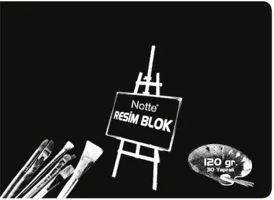 NOTTE RESİM DEFTERİ KÜÇÜK 40 YP. 17-153