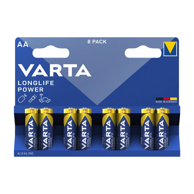 VARTA ALKALİN LL POWER AA 8 Lİ 4906121418