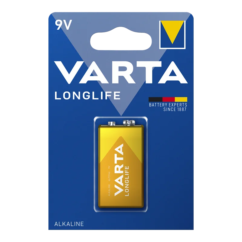 VARTA ALKALİN LL TEKLİ 9 VOLT 4122101411