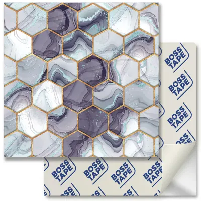 BOSS TAPE KARO PVC YAPIŞKANLI 30x30 CM 4 LÜ PAKET ALTIGEN MOR BT-12003