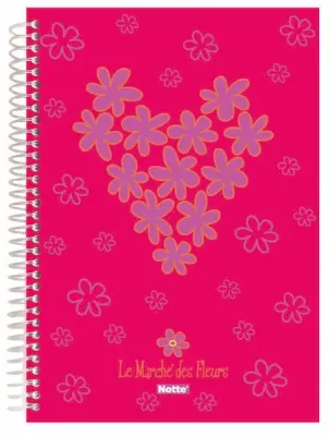 NOTTE DEFTER A5 FLOWER PP SPR.150YP.KAR.64-202