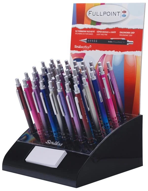 SCRIKSS OFFICE VERSATİL KALEM FULL POINT POP 40 LI STAND